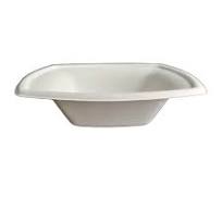Customized 12oz sugarcane bagasse square paper bowl ...