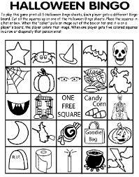 The halloween holiday season wouldn't be complete without being booed (at least that is true in my neighborhood). Halloween Bingo No 4 Coloring Page Crayola Com