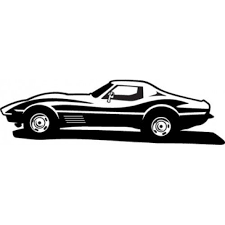 Black And White Corvette Logo Corvette Clipart Black Clip Art Corvette Car Drawings
