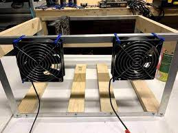 Rig's frame for 8 gpus: Diy Mining Rig Frame With Dimensions Included