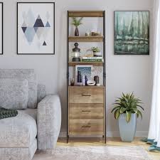 It all starts with these 12 narrow bookcases perfect for small spaces. Office Bookcase With Drawers Wayfair