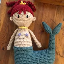 Meerjungfrau Amigurumi Muster Häkelanleitung Amigurumi Muster Meerjungfrau  Muster Amigurumi Meerjungfrau Anleitung PDF Niki die Meerjungfrau