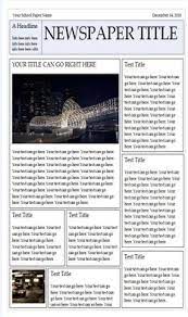 Wonderful Free Templates To Create Newspapers For Your Class Student Newspaper Educational Technology School Technology