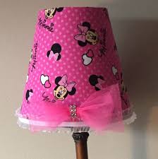 Minnie Mouse Lamp Shade Great In Nursery Room Bedroom Shabby Chic Lamp Shades Small Lamp Shades Shabby Chic Furniture Diy Tutorials