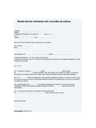 A optat pentru concediu crestere copil de 1 an, si se va intoarce in mai 2016. Model Decizie Rechemare Din Concediu De Odihna