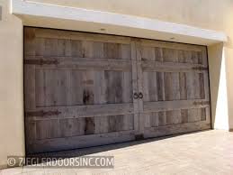 Specifications such as stain grade wood, template arch. Reclaimed Wood Garage Doors Zielger Doors Inc