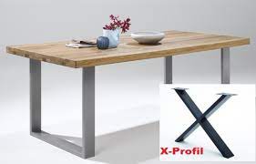 Esstisch eiche massiv 160×90 im test und/oder vergleich. Esstisch Tim 160 Wildeiche Massiv X Profil Edelstahlfarb 2316 3
