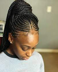 In this particular hairstyle, the ghana braids or cornrows are packed into two separate ponytails and allowed to rest seamlessly on the shoulder. Latest Ghana Weaving Shuku Styles 2019 Hair Styles Ghana Weaving Braided Hairstyles