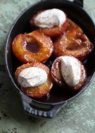 Baked Nectarines With Port Recipe Recipe Nectarine Recipes Baked Nectarine Recipes Port Recipe