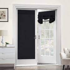 Great savings & free delivery / collection on many items. Buy Turquoize Blackout French Door Curtains Tricia Window Door Curtains Thermal Insulated Door Curtain Panel 26w X 68l Privacy Door Shade Tricia Curtain For Door Window Curtains 1 Panel Black Online