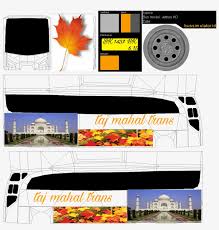 Kerala tourist bus collections anizham. Livery Sticker Taj Mahal 1024x1024 Png Download Pngkit