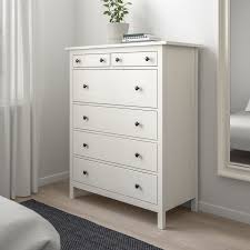 Hemnes Kommode Mit 6 Schubladen Weiss Gebeizt 108x131 Cm Ikea Osterreich Schlafzimmer Kommode Kommode Hoch Schubladen