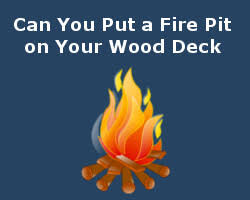You can purchase a fire pit pad designed to protect deck surfaces from temperatures as high as 1,400º f. Can You Put Fire Pit On Wood Deck Greatyardmaster