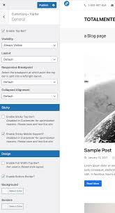 Add and edit text by using wysiwyg editor (tinymce) with wpbakery page builder drag and drop plugin for wordpress. Change The Top Bar Content Phone Number Text Etc Total Wordpress Theme