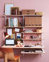 Little Luxurious Upgrades Super Stylish Diy Leather Accents Home Office Design Adjustable Shelving Shelves