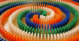 This Is What 22 000 Dominos Falling Looks Like Oh My God So Crazy Domino Art Domino Cool Animations
