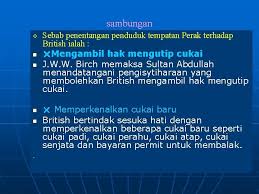 Birch memaksa sultan abdullah menandatangani pengisytiharaan yang membolehkan british mengambil hak. Perjuangan Pemimpin Tempatan Menentang British V V V