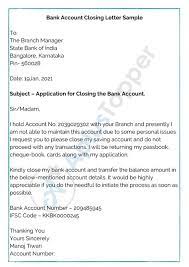 Account closure charges depend on bank policy and account type, account status, and in some cases, the reason for a closing bank account. Bank Account Closing Letter In Telugu Sample Letter For Closing Revolving Bank Account