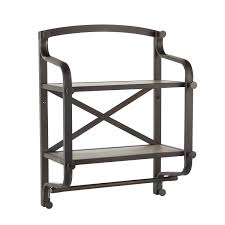 2 tier bamboo bathroom shelf. Better Homes Gardens Rustic Farmhouse 2 Tier Bathroom Storage Wall Shelf Bronze Rustic Gray Walmart Com Walmart Com