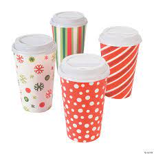 Get it as soon as tue, apr 6. Bright Christmas Coffee Cups With Lids 12 Pc