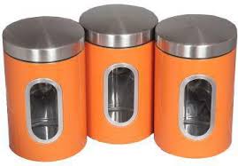 The modern and minimalist design will add a subtle and useful touch of beauty and style to your countertops. Professional 3pcs Sugar Coffee And Milk Canister Set Orange Price From Jumia In Nigeria Yaoota