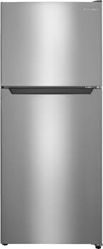 Insignia 10 5 Cu Ft Top Freezer Refrigerator Stainless Steel Ns Rtm10ss0 Best Buy In 2020 Stainless Steel Refrigerator Stainless Refrigerator Cool Things To Buy