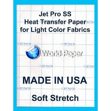 Jet Pro Ss Jetpro Sofstretch Heat Transfer Paper 8 5 X 11