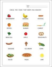 Repin Healthy Food Worksheets Plenty Of Free Printable Worksheets For Your Children And Or S Healthy And Unhealthy Food Healthy Food Activities Preschool Food