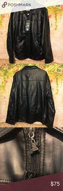 G Milano Men S Leather Jacket New Large L Black Leather Jacket Jackets Leather Jacket Black