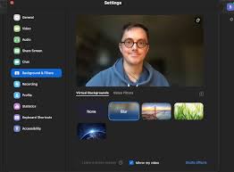 · choose virtual background on the left menu. How To Blur Your Background In A Zoom Call Techrepublic