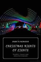 Indy S Newest Christmas Nights Of Lights Show Christmas Night Light Show Lights