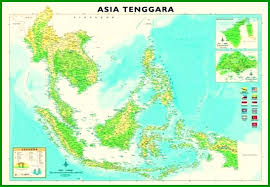Asia tenggara adalah sebuah kawasan di benua asia bagian tenggara. Peta Asia Tenggara Lengkap Dengan Nama Negara Dan Keterangannya