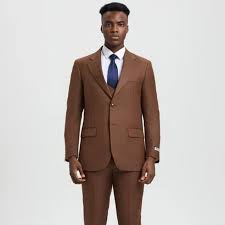 Brown Wedding Suit