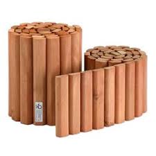 Bordure En Bois L 180 X H 30 Cm Bordure Bois Bois Bordure