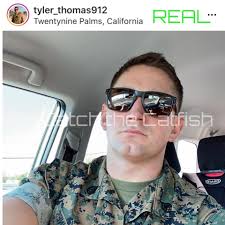 Scammers using the pictures of Tyler Thomas, U.S military. He only has an  Instagram account ( shown) and is happily married with children. Please be  aware of his pictures