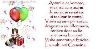 Felicitari De La Multi Ani Astazi La Aniversare Vin Si Eu Cu O Urare De Noroc Si Sanatate Multa Sana Birthday Happy Birthday La Multi Ani Constantin