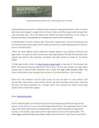 Yoga center business plan template. Calameo Centered Business Offers Fast Track Program To Its Clients