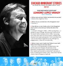 Chicago Immigrant Stories II FEATURED ARTISTS SPOTLIGHT Learn more about  our Chicago Jazz Philharmonic Guest Artists! Argentinian Pianist Leandro  Lopez Varady Bulgarian Violinist Zara Zaharieva Come see them perform with  us on
