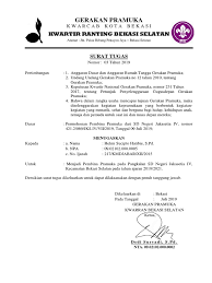Memberikan sertifikat keaktifan pada satuan karya √ satuar karya pramuka pramuka di setiap bidang yang di geluti oleh para siswwa khususnya gusus depan 3. Contoh Surat Tugas Pembina Pramuka Contoh Surat Lengkap Gratis
