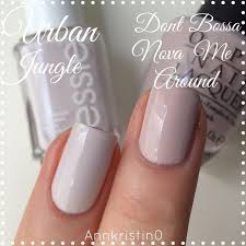 Nailpolis Museum Of Nail Art Opi Don T Bossanova Me Around And Essie Urban Jungle Swatch By Ann Kristin Essie Nail Polish Nails Essie Nail