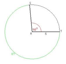 Does anyone has a clue? Solution Circle R Has A Radius Of 6 Inches Points S T And U Lie On Circle R Clockwise In Alphabetical Order If M Amp 8736 Trs 98 What Is M Amp 8736 Tus