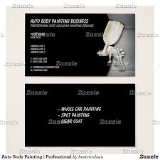Auto Body Painting Professional Business Card Zazzle Com Professional Business Cards Body Painting Auto Body