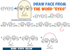 How To Draw Old Man S Face Head From The Word Eyes In Easy Step By Word Cartoons Tutorial For Kids How To Draw Step By Step Drawing Tutorials Cartoon In today's drawing tutorial we are going to draw a man.