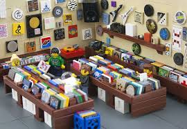 Lego Record Store The Brothers Brick Lego Furniture Lego Design Legos