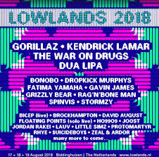 Lowlands, hét drie dagen durend festival boordevol muziek, theater, film, comedy, kunst en literatuur. Lowlands Festival 2018 Music Festival Wizard