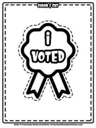 This daina kurogami uploaded by trey lueilwitz from public domain that can find it from google or other search engine and it's posted under topic i voted coloring page. Elections Theme Activities Preschool Vote For Your Snack