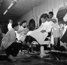 Once The King Of Harlem Hairdressers Now Nearly Forgotten Black Barber Shops Sugar Ray Robinson Girl Salon