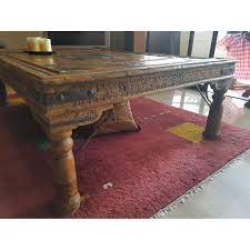 Antique chakki coffee table, wooden round carved home decor side table/indian handicraft handmade side planter,beautifull solid indian table. Price Reduction Antique Indian Coffee Table Furniture Home Living Furniture Tables Sets On Carousell