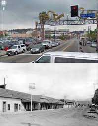 Looking North On Broadway From Sunset Boulevard 1887 And Now California History Vintage Los Angeles Downtown Los Angeles