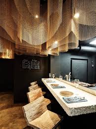 Rybtorg In Moscow By Megre Interiors Design Studio Tasting Room With Black Walls Sinking In G Bathroom Design Luxury Restaurant Interior Bar Design Restaurant